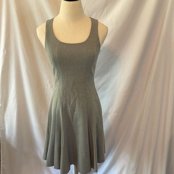 H&M Grey Fit and Flare Dress - Picture 2 of 6